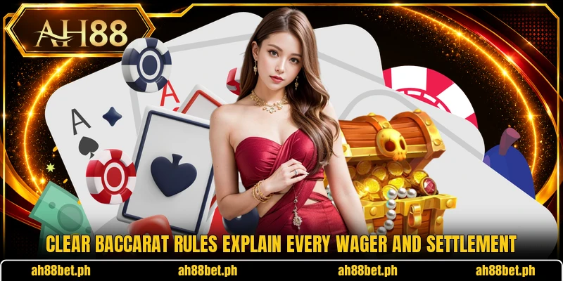 Clear baccarat rules explain every wager and settlement