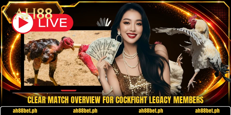 Clear match overview for cockfight legacy members