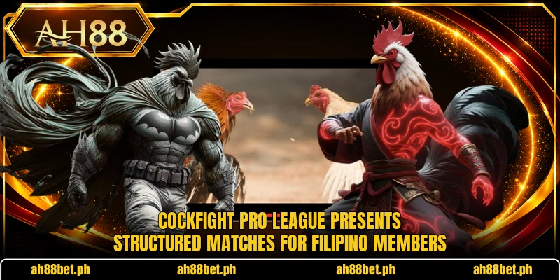 Cockfight pro league presents structured matches for Filipino members
