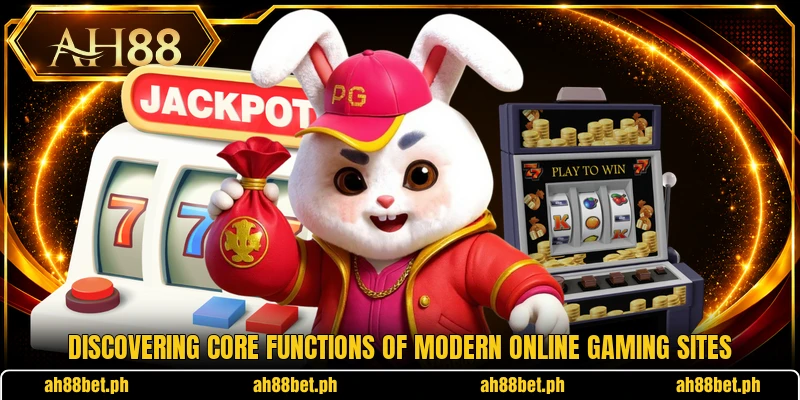 Discovering core functions of modern online gaming sites
