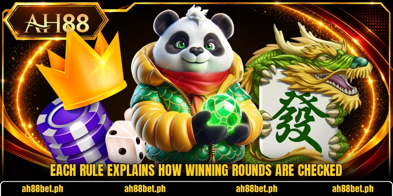 Each rule explains how winning rounds are checked