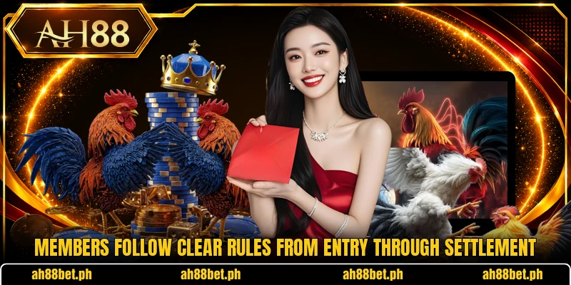 Members follow clear rules from entry through settlement