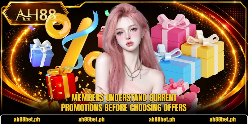 Members understand current promotions before choosing offers