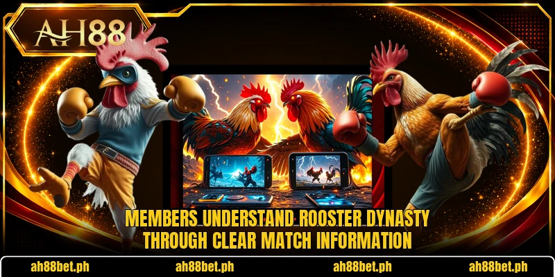 Members understand rooster dynasty through clear match information