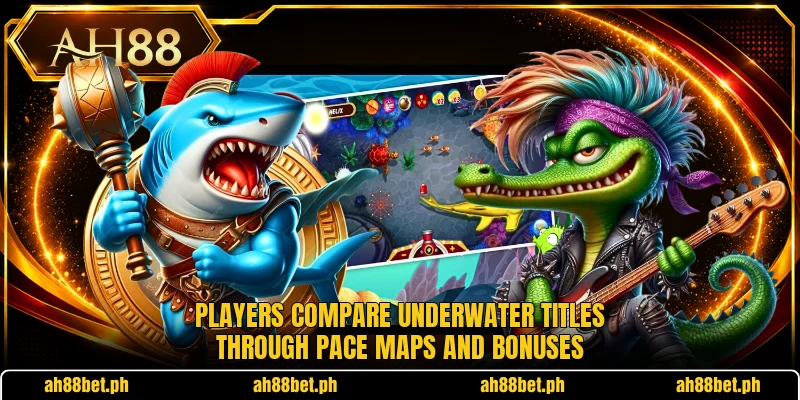 Players compare underwater titles through pace maps and bonuses