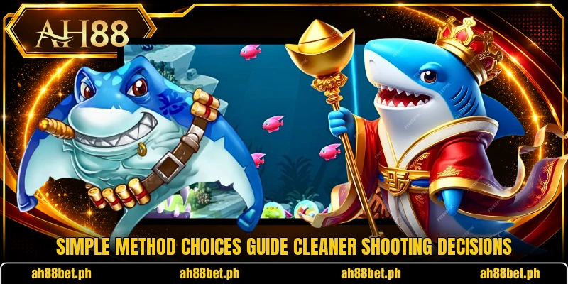 Simple method choices guide cleaner shooting decisions