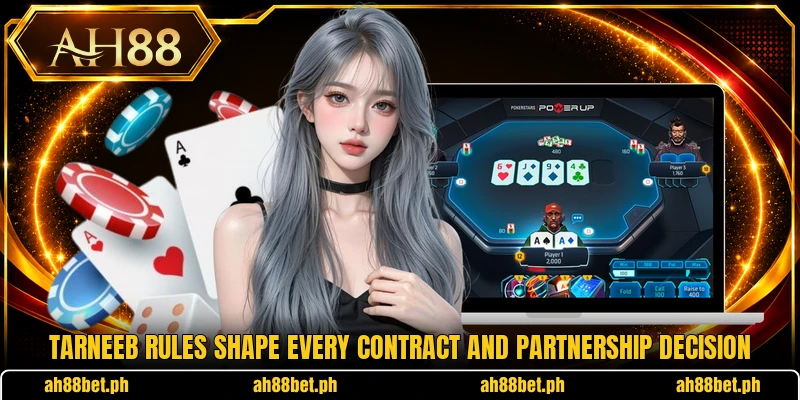 Tarneeb rules shape every contract and partnership decision