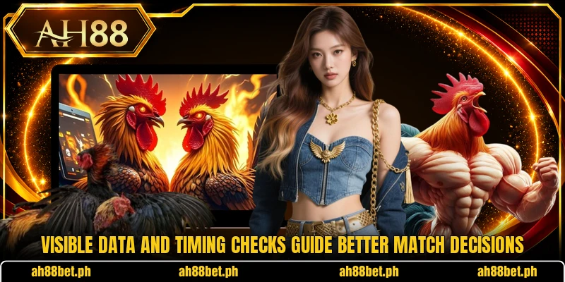 Visible data and timing checks guide better match decisions